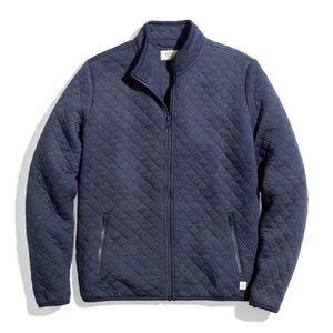 Marine Layer - Corbet Full Zip Jacket in Navy Heather